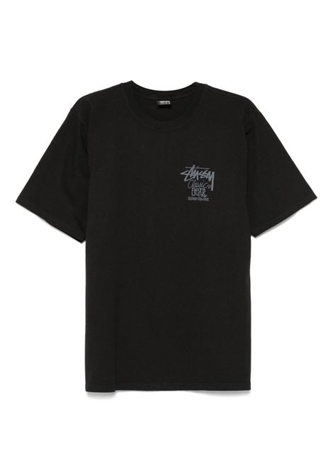 classic gear pig. dyed tee uomo nera STÜSSY | 19050840001