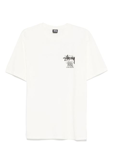 classic gear pig. dyed tee uomo bianca STÜSSY | 19050841002