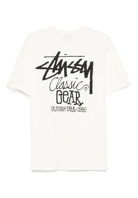 classic gear pig. dyed tee uomo bianca STÜSSY | 19050841002