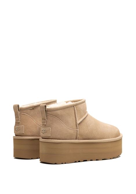 stivali classic ultra mini platform donna beige UGG | 1135092SAN