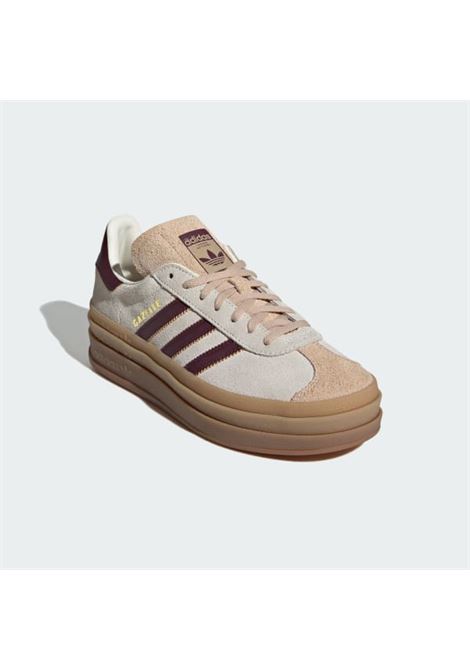 snekaers gazelle bold donna beige ADIDAS | JQ5127BEIGE