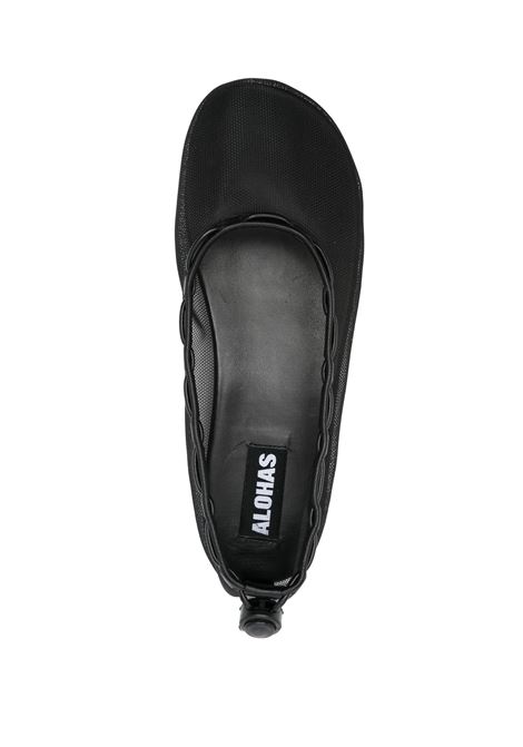 gil mesh ballet flats woman black ALOHAS | S10058602