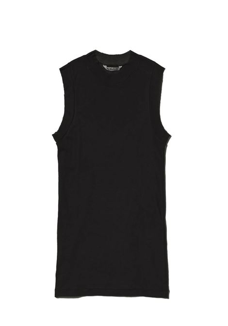 canotta semitrasparente donna nera AURALEE | A00T04HFBLACK