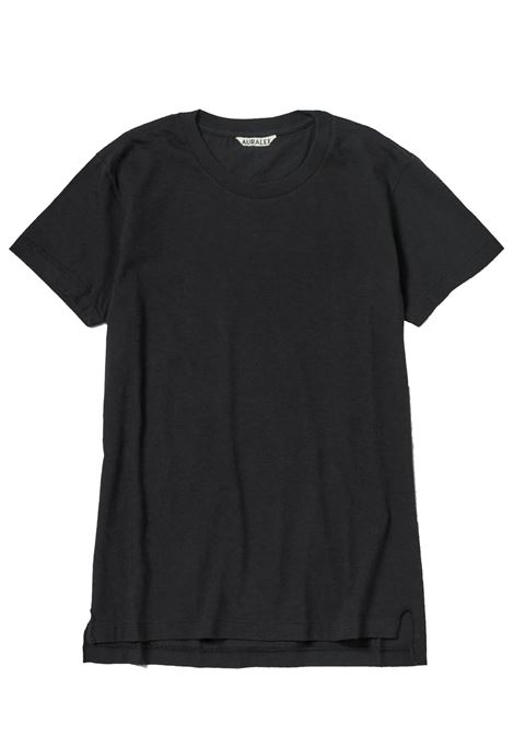 seamless t-shirt woman black AURALEE | A00T04STBLACK
