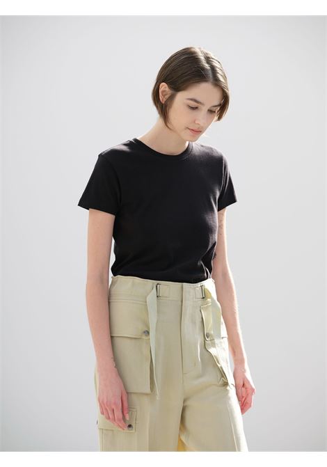 seamless t-shirt woman black AURALEE | A00T04STBLACK