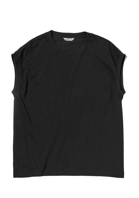 canotta senza cuciture donna nera AURALEE | A00T06STBLACK