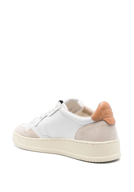 sneakers medalist low aulm ls76  uomo bianche sabbia e beige AUTRY | AULMLS76