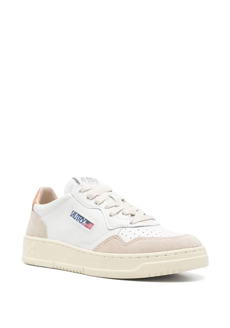 medalist low aulw ls76 sneakers woman white sand and beige AUTRY | AULWLS76