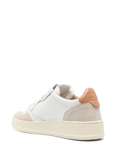 medalist low aulw ls76 sneakers woman white sand and beige AUTRY | AULWLS76