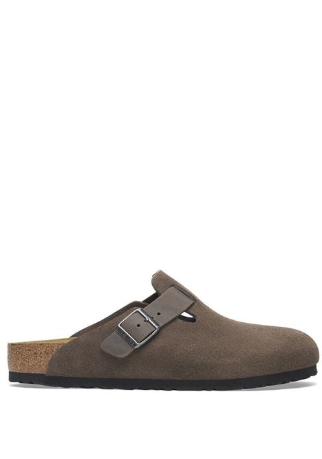 mixed leather sandals man grey BIRKENSTOCK | 1029193GREY