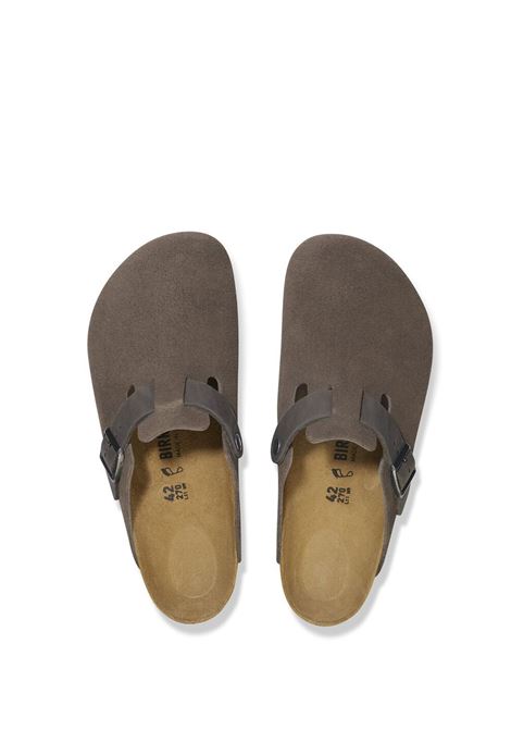 sandali boston mixed leather uomo grigi BIRKENSTOCK | 1029193GREY