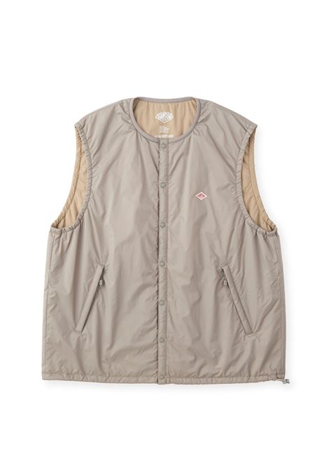 insulation collarless vest uomo taupe DANTON | DT-A0635TAUPE