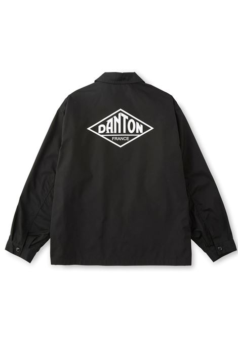 back logo coveralls unisex light black DANTON | DT-A0661BLACK