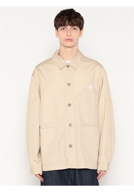 back logo coveralls unisex light beige DANTON | DT-A0661LT.BEIGE