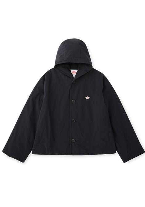 insulation hooded wide jacket donna navy DANTON | DT-A0673NAVY