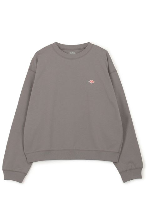 long sleeve sweat t-shirt woman grey DANTON | DT-C0203GREIGE