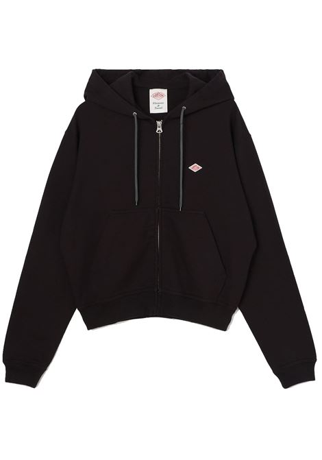 terry zip hoodie woman anthracite DANTON | DT-C0411CHARCOAL