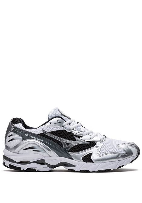 wavw rider 10 snekaers man black and silver MIZUNO | D1GA210405