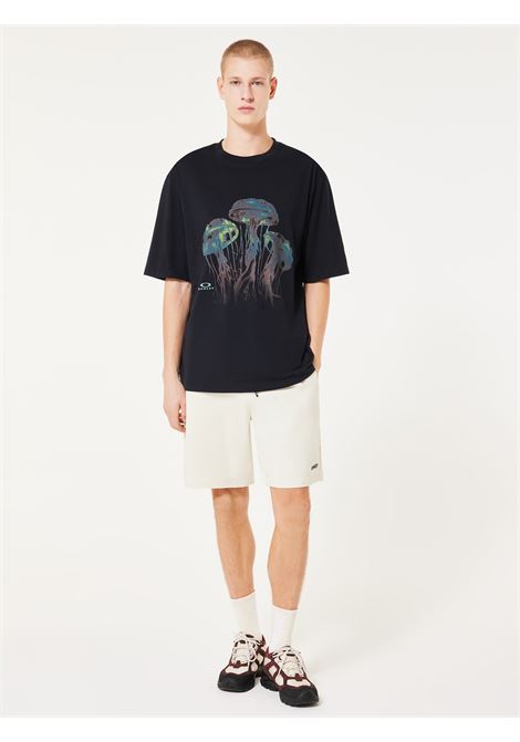t-shirt jellyfish uomo nera OAKLEY | FOA40685402E