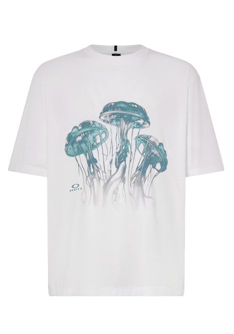 t-shirt jellyfish uomo nera OAKLEY | FOA406854100