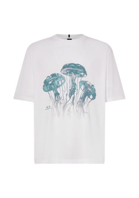 t-shirt jellyfish uomo nera OAKLEY | FOA406854100