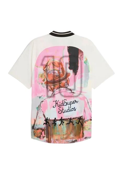 printed jersey tee man white PUMA | 62951276