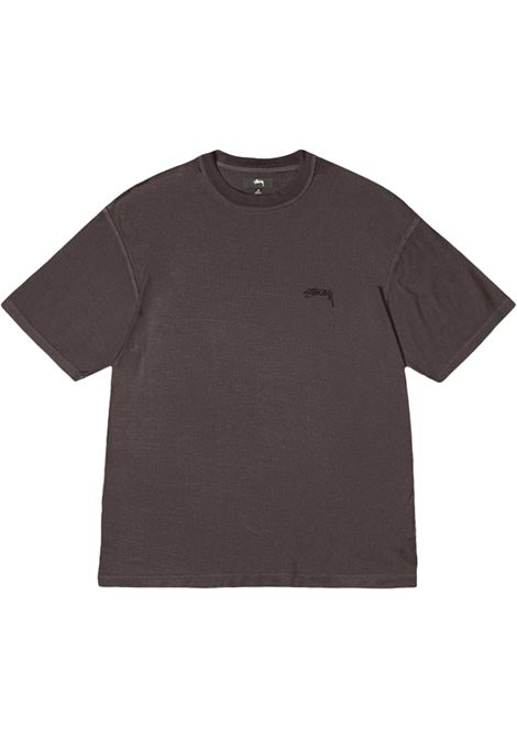 lazzy tee uomo nero sbiadito STÜSSY | 11402830090