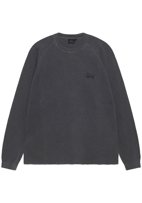 basic stussy thermal man washed black STÜSSY | 11403560034