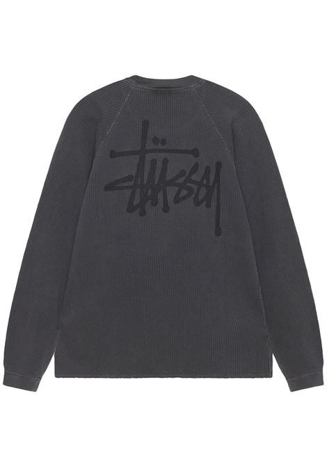 basic stussy thermal man washed black STÜSSY | 11403560034