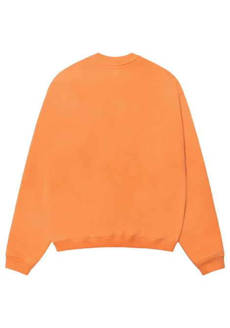 stu applique crew uomo arancione STÜSSY | 1185770602
