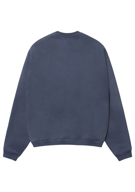 stu applique crew uomo blu STÜSSY | 1185770801