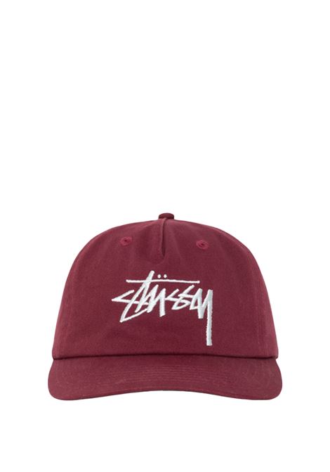 big stock mid depth cap man plum STÜSSY | 13111450805