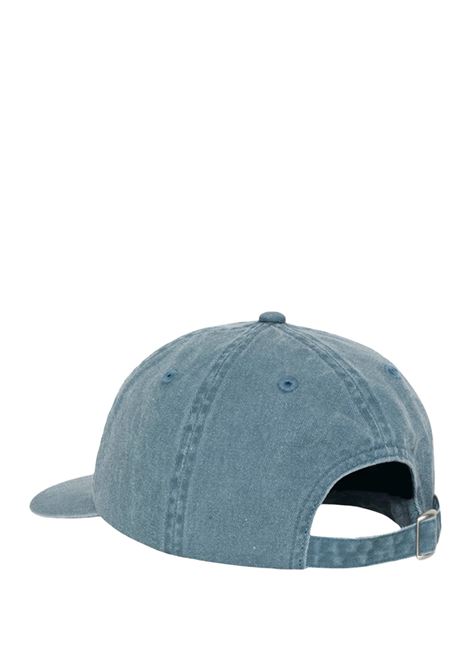 basic washed low po cap uomo blu STÜSSY | 13111632527