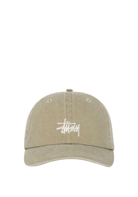 basic washed low po cap uomo beige STÜSSY | 13111632728