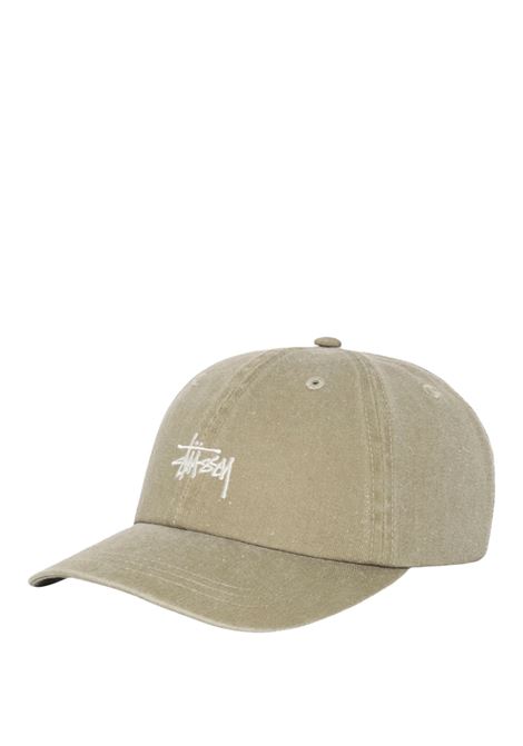 basic washed low po cap uomo beige STÜSSY | 13111632728