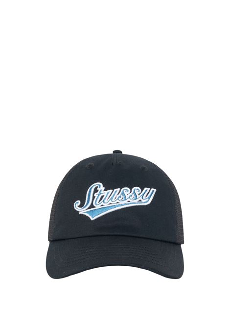 low profile trucker athletic cap uomo nero STÜSSY | 13111650001