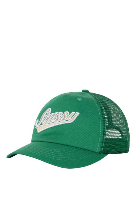 low profile trucker athletic cap uomo forest STÜSSY | 13111650410