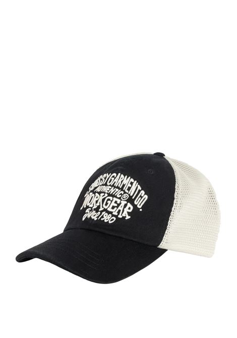 lp workgear strapback cap man black STÜSSY | 13111790001