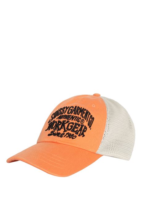 lp workgear strapback cap man orange STÜSSY | 13111790602