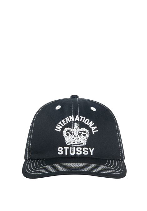 md int crown strapback cap man black STÜSSY | 13111810001