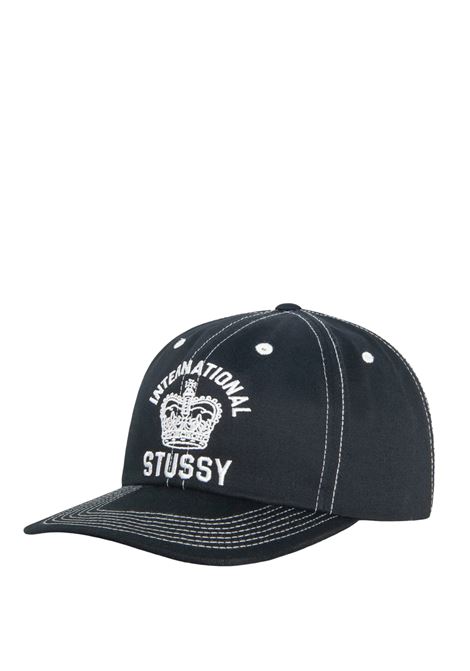 md int crown strapback cap man black STÜSSY | 13111810001