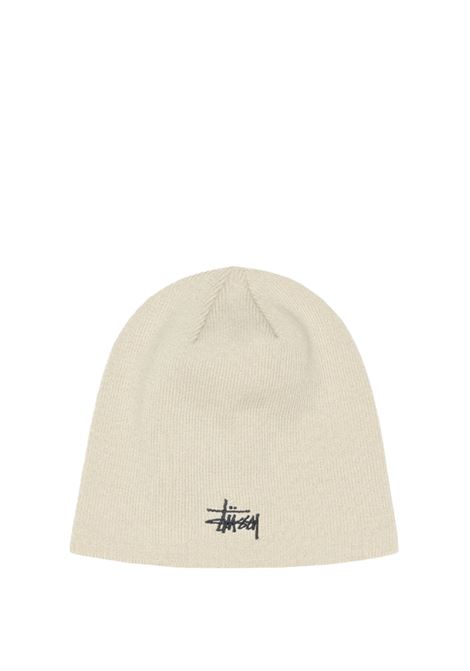 basic skullcap beanie uomo limestone STÜSSY | 13210850568