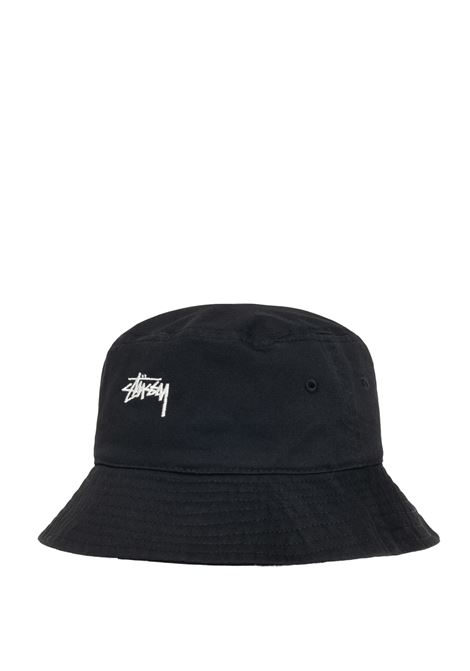 bucket hat stock man black STÜSSY | 13212210001