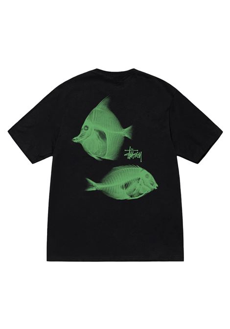 x-ray fishin tee uomo nera STÜSSY | 19050830001