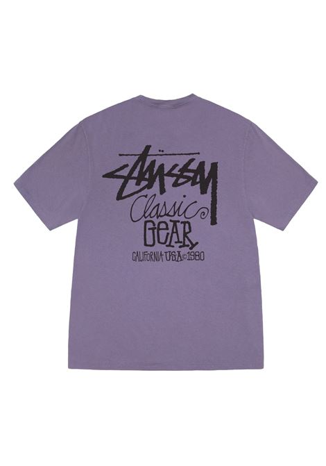 classic gear pig. dyed tee uomo grape STÜSSY | 19050840425