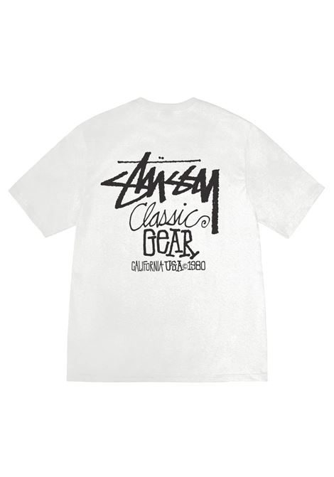 classic gear pig. dyed tee uomo bianca STÜSSY | 19050841002