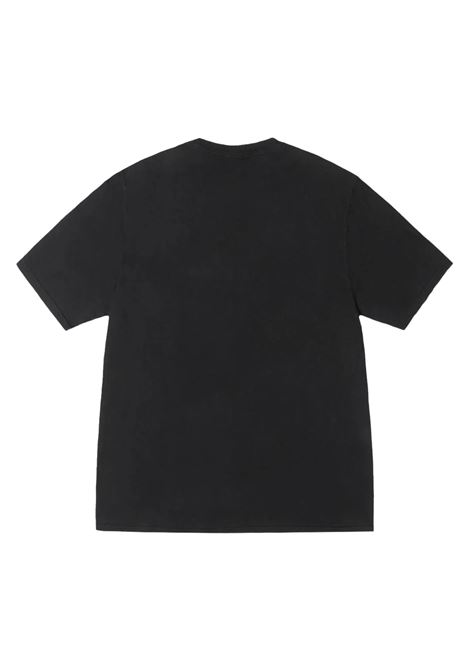 arched pig. dyed tee man black STÜSSY | 19050850001