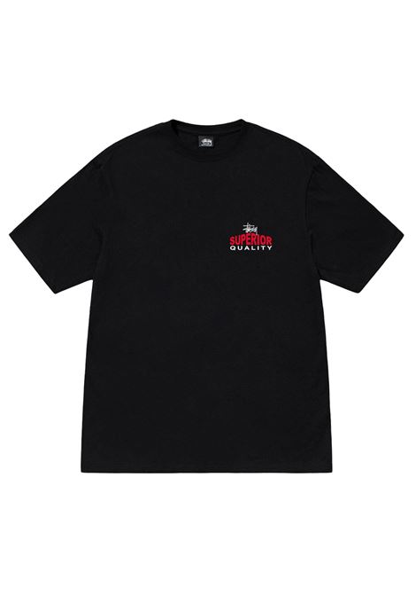 superior quality tee man black STÜSSY | 19051060001