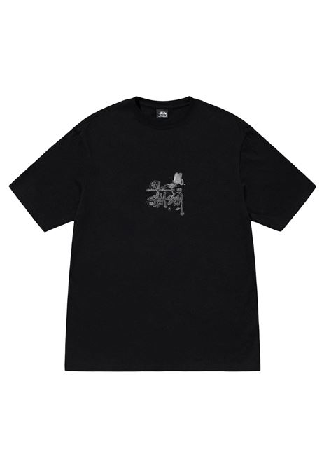 in bloom tee man black STÜSSY | 19051090001