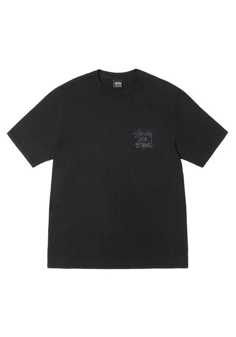 look beyond pig dyed tee man black STÜSSY | 19051110001